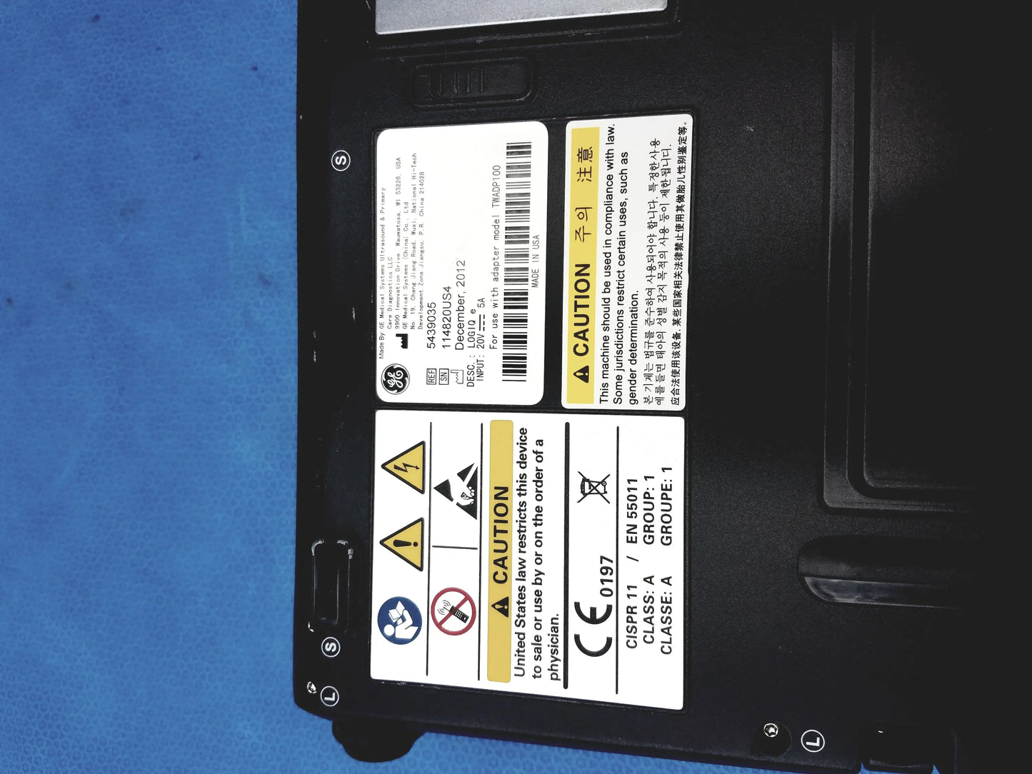 GE Logiq E 5439035 Portable Ultrasound Machine Portable Ultrasound Machine, as-is (for parts) product photo 28