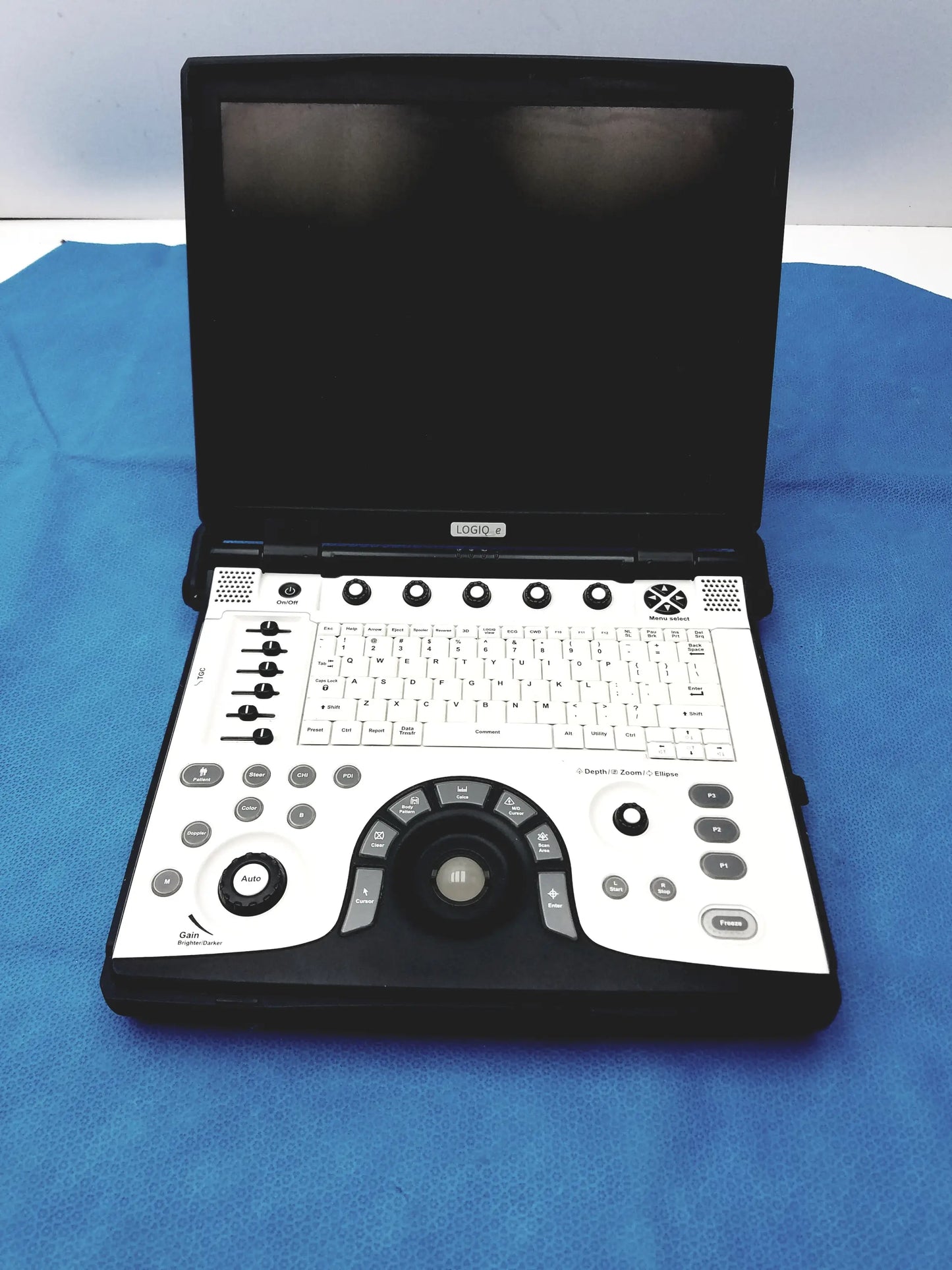 GE Logiq E 5439035 Portable Ultrasound Machine Portable Ultrasound Machine, as-is (for parts) product photo 2