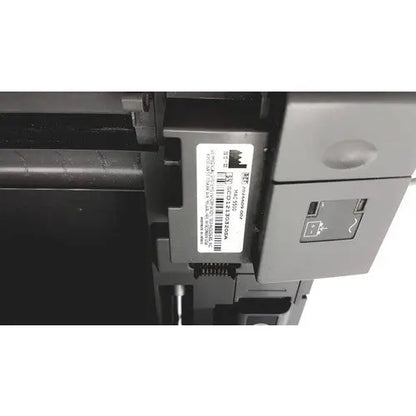 Gray plastic printer cartridge with white label and barcode for ge mac 5500 hd color resting ecg analysis system