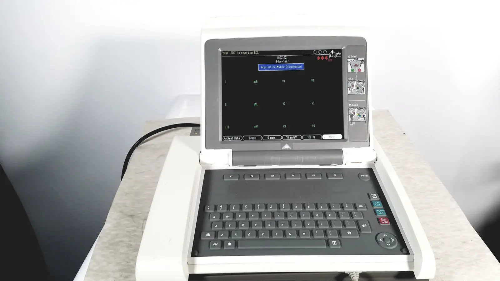 Reuse Medical GE MAC 5500 HD Resting Electrocardiogram System ECG Machine with Color Display ECG & EKG Machines, second-hand product photo 1