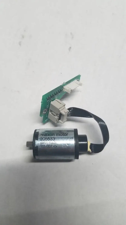 GE MAC Series Printer Maxon Motor 205533 With Board 2001326-001 ECG Printer Motor Assembly, second-hand product photo 1