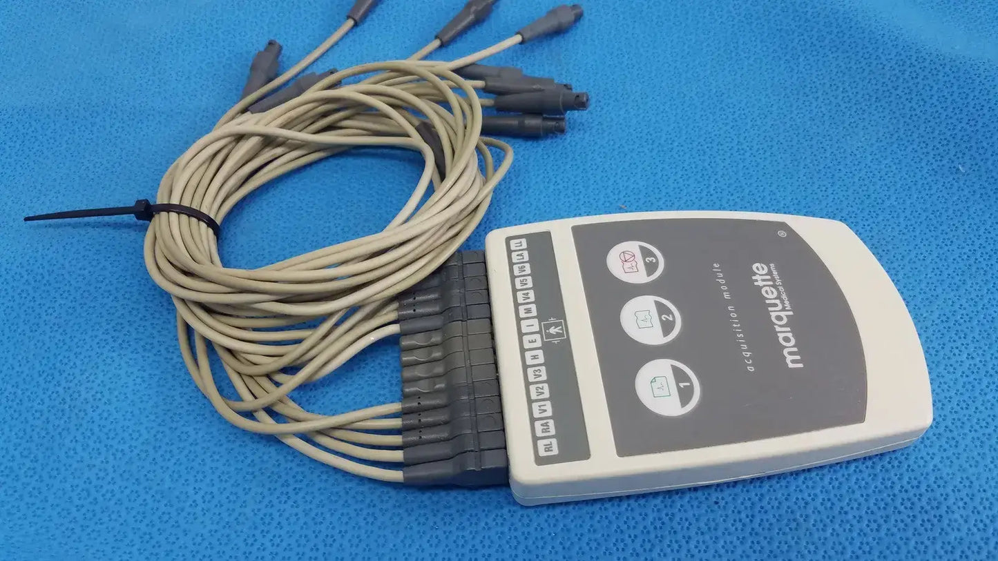 GE Marquette Acquisition Module CAM-14 EKG ECG with Cable EKG/ECG Acquisition Module, second-hand product photo 6
