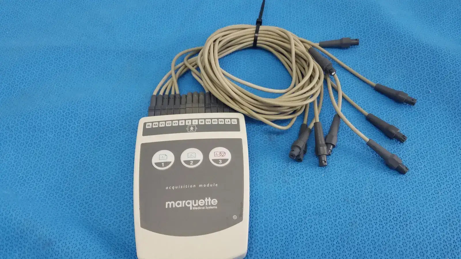 GE Marquette Acquisition Module CAM-14 EKG ECG with Cable EKG/ECG Acquisition Module, second-hand product photo 1