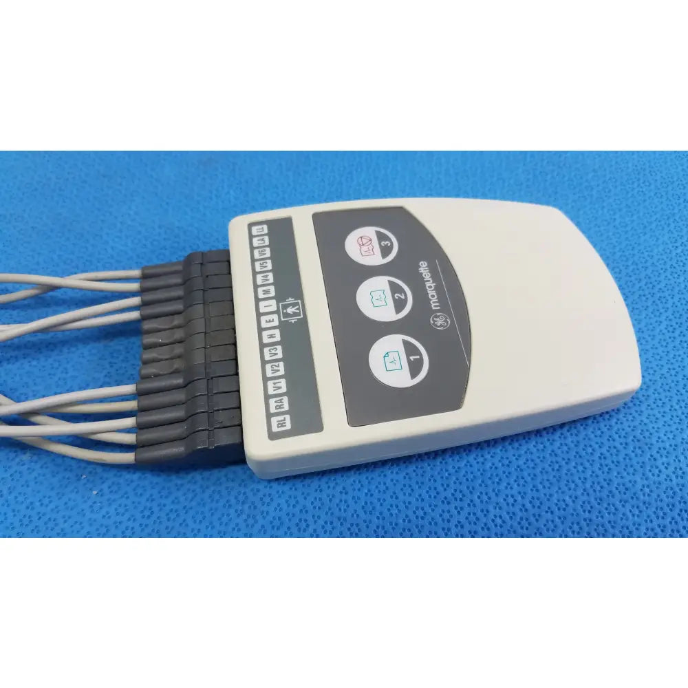 GE Marquette CAM-14 ECG Acquisition Module With Leads ECG Acquisition Module, second-hand product photo 3