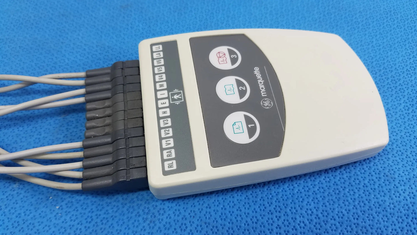 GE Marquette CAM-14 ECG Acquisition Module With Leads ECG Acquisition Module, second-hand product photo 3