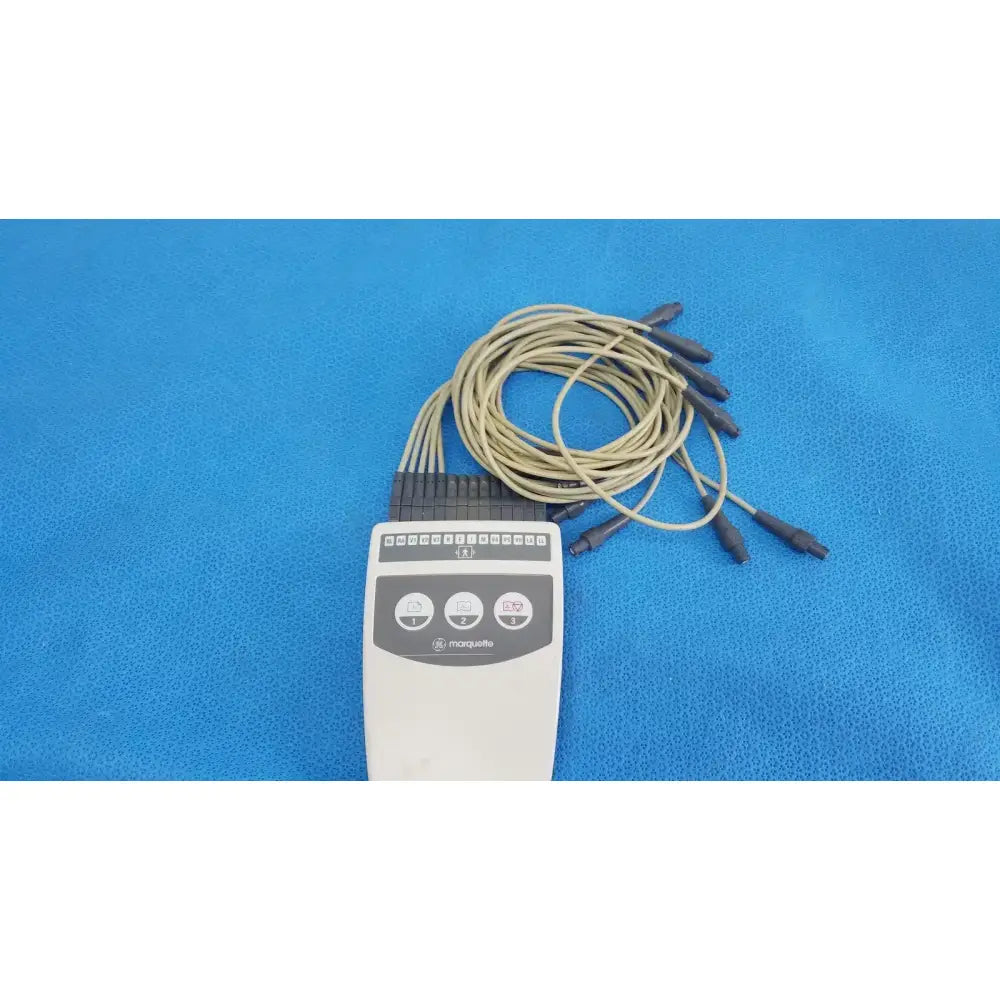 GE Marquette CAM-14 EKG ECG Acquisition Module with Cable ECG Acquisition Module, second-hand product photo 1