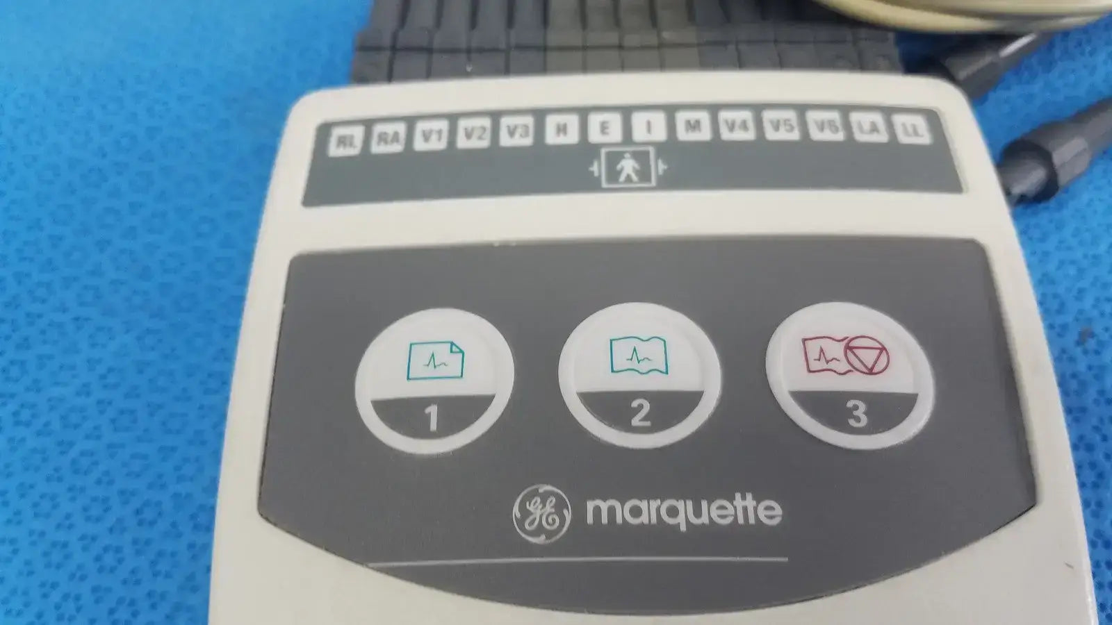 GE Marquette CAM-14 EKG ECG Acquisition Module with Cable ECG Acquisition Module, second-hand product photo 2