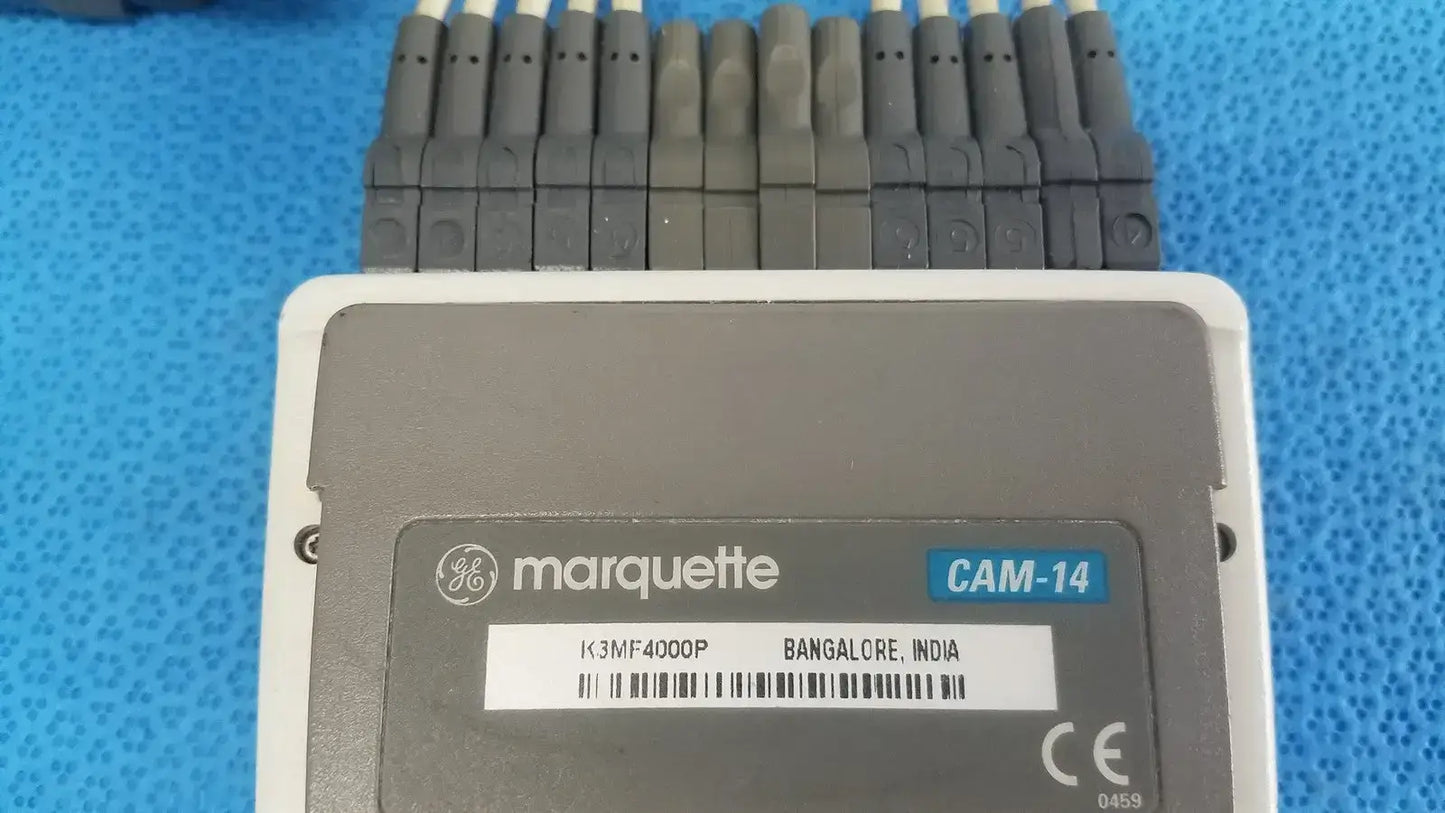 GE Marquette CAM-14 EKG ECG Acquisition Module with Cable ECG Acquisition Module, second-hand product photo 8
