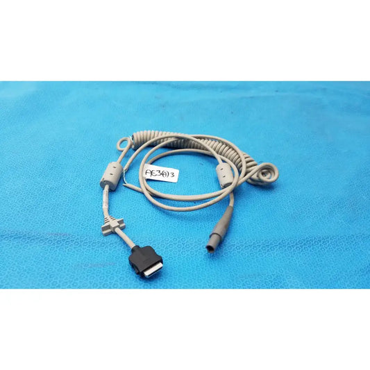Reuse Medical GE Medical Coiled Data Cable for Cam 14 Module Hirose HRS 2016560-001 Medical Cables & Cords, second-hand product photo 1