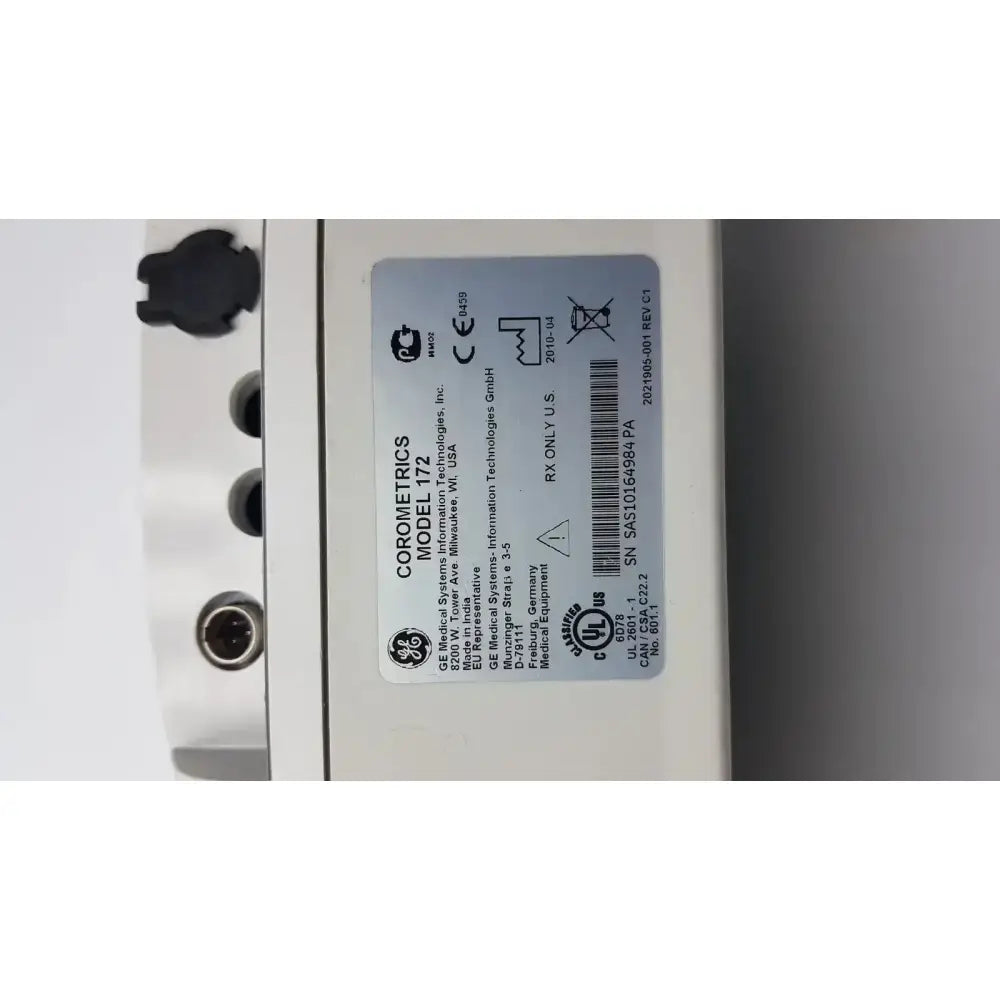 GE Medical Corometrics 170 Series, Model 172 - External Fetal Monitor External Fetal Monitor, second-hand product photo 6