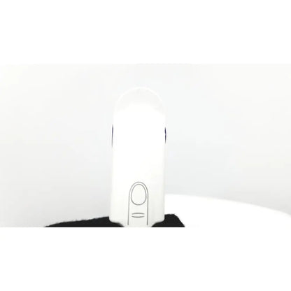 White plastic clip with minimalist black finger design for ge medical mini-torr plus patient monitor ref 3444 with rolling stand