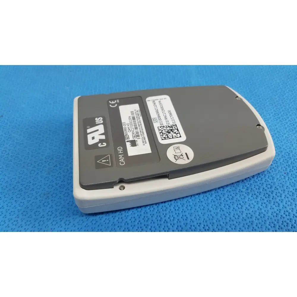 Gray and white matte finish ge medical system cam hd 900995-003 ecg acquisition module with regulatory labels