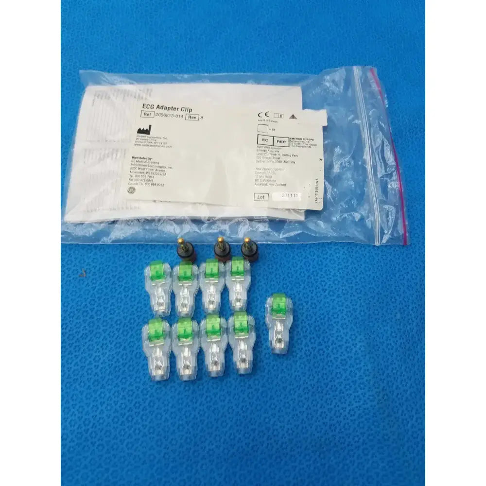 GE Medical Systems 2056813-014 ECG Adapter Clip - Pack of 12 ECG Adapter Clip, second-hand product photo 3