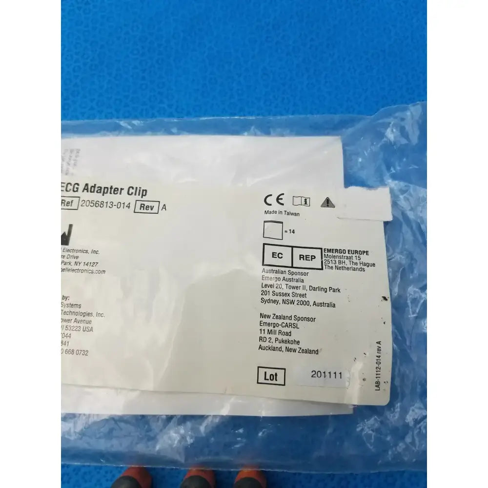 GE Medical Systems 2056813-014 ECG Adapter Clip - Pack of 12 ECG Adapter Clip, second-hand product photo 4