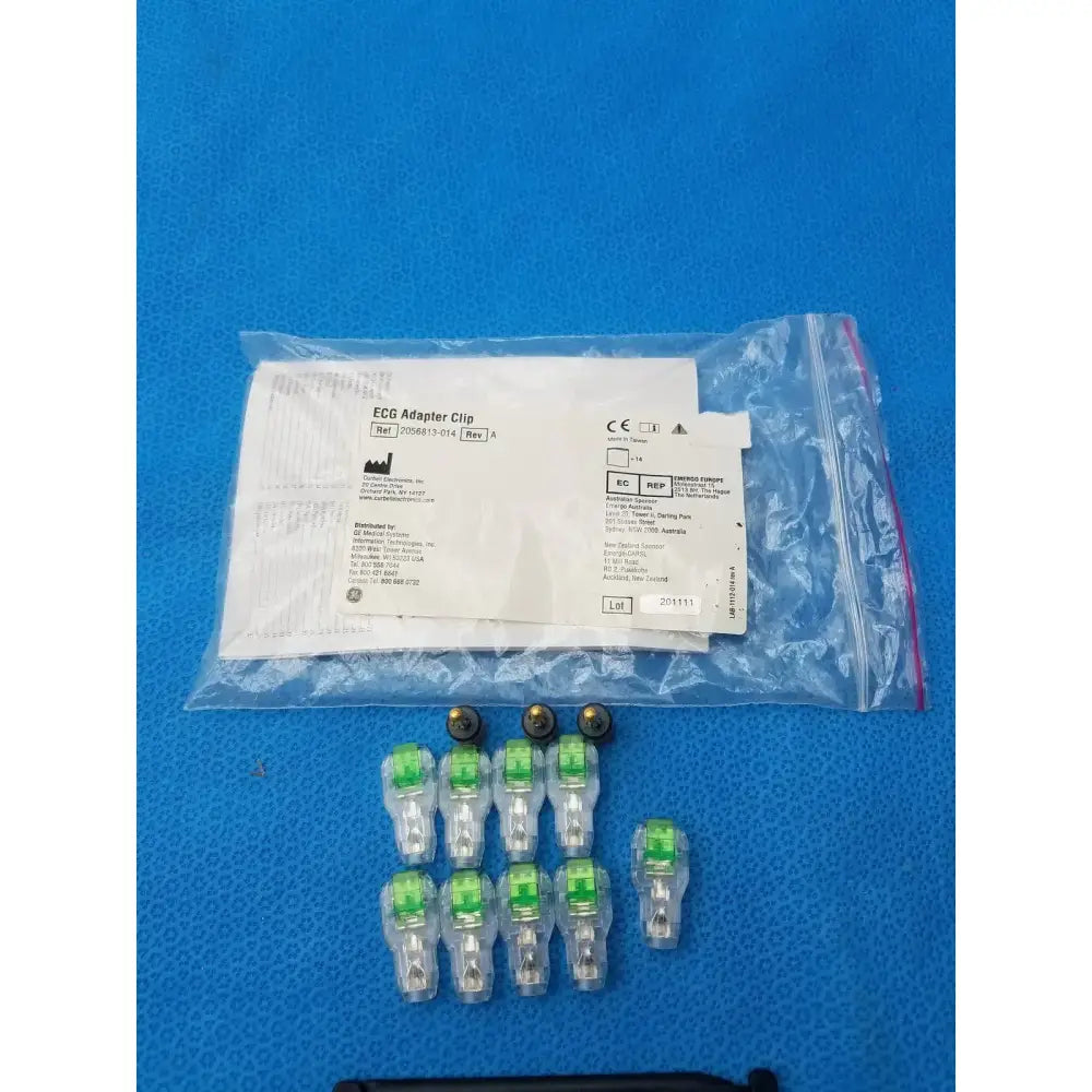 GE Medical Systems 2056813-014 ECG Adapter Clip - Pack of 12 ECG Adapter Clip, second-hand product photo 2
