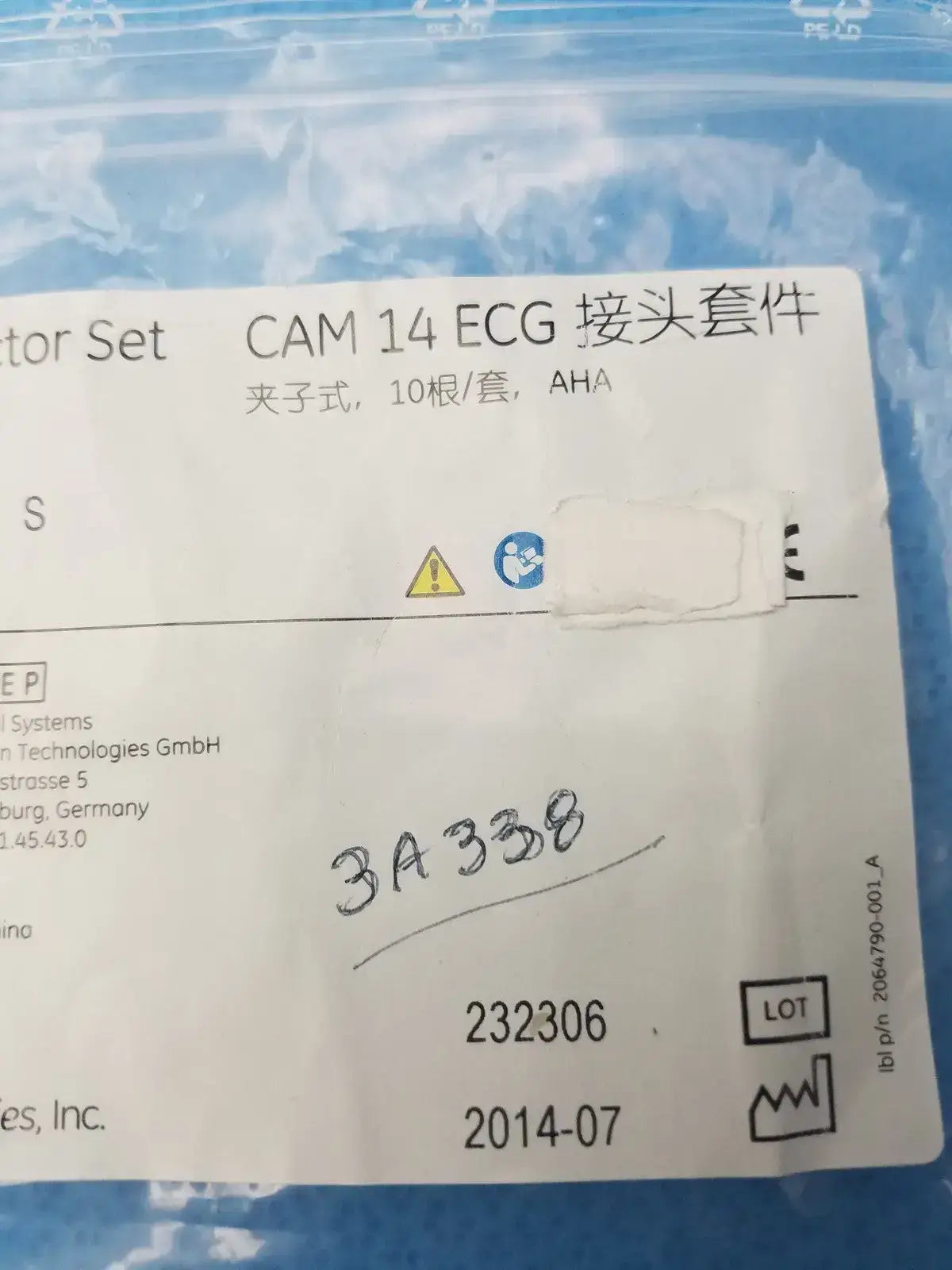 GE Medical Systems 900178-003 Cam 14 ECG Connector Set - Pack of 7 ECG Connector Set, second-hand product photo 5