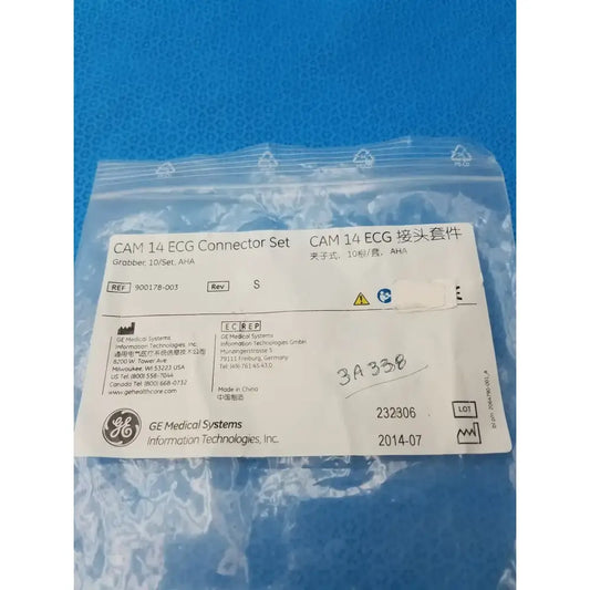 GE Medical Systems 900178-003 Cam 14 ECG Connector Set - Pack of 7 ECG Connector Set, second-hand product photo 2