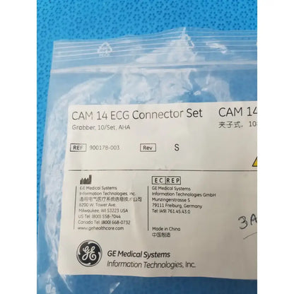 GE Medical Systems 900178-003 Cam 14 ECG Connector Set - Pack of 7 ECG Connector Set, second-hand product photo 4