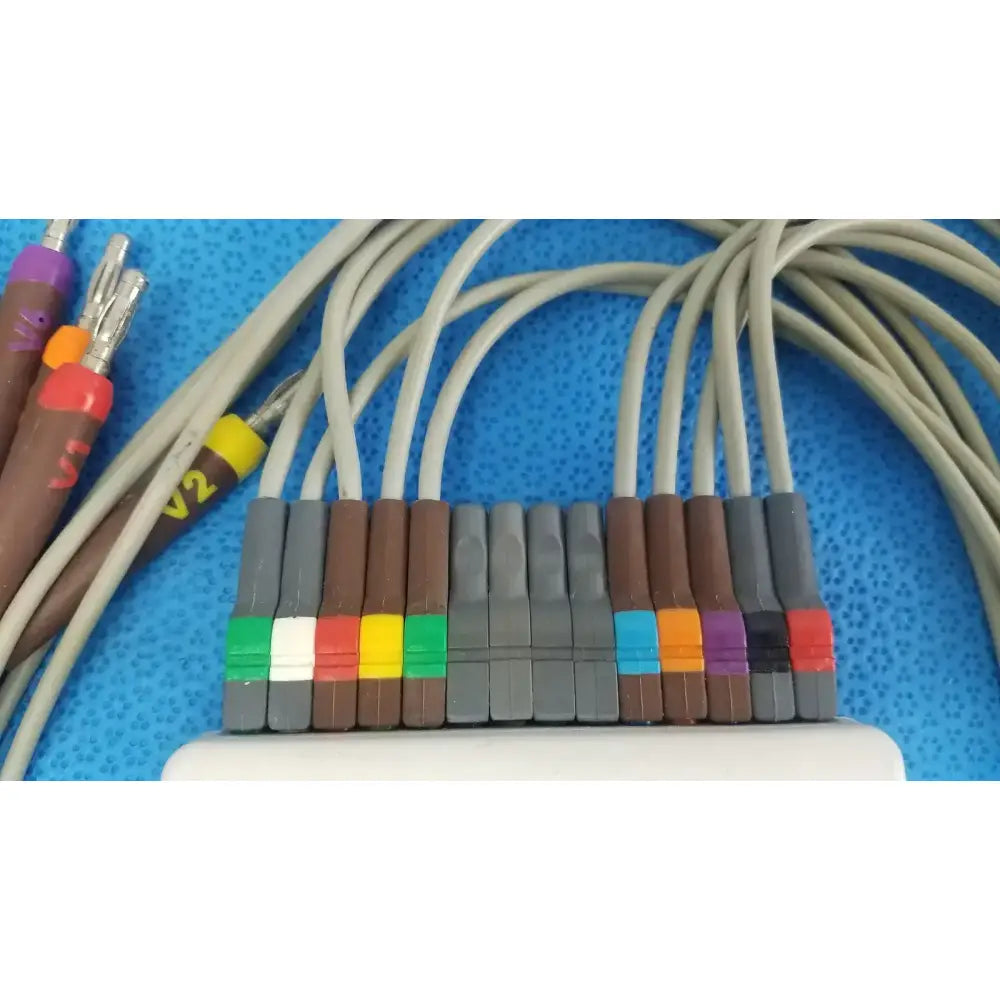 GE Medical Systems 900995-003 CAM HD ECG EKG Acquisition Module w/ Leads ECG/EKG Acquisition Module, second-hand product photo 5