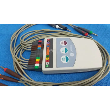 GE Medical Systems 900995-003 CAM HD ECG EKG Acquisition Module w/ Leads ECG/EKG Acquisition Module, second-hand product photo 7