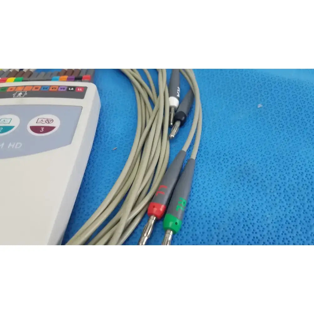 GE Medical Systems 900995-003 CAM HD ECG EKG Acquisition Module w/ Leads ECG/EKG Acquisition Module, second-hand product photo 3