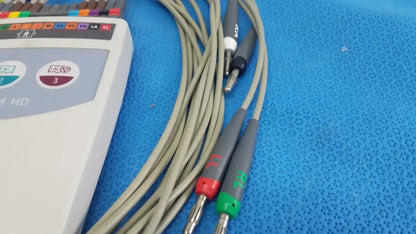 GE Medical Systems 900995-003 CAM HD ECG EKG Acquisition Module w/ Leads ECG/EKG Acquisition Module, second-hand product photo 3