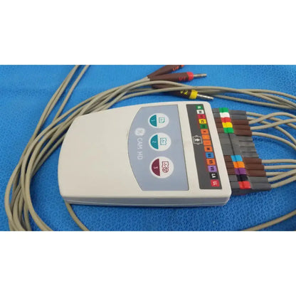GE Medical Systems 900995-003 CAM HD ECG EKG Acquisition Module w/ Leads ECG/EKG Acquisition Module, second-hand product photo 6