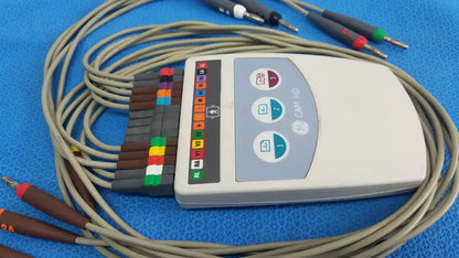 GE Medical Systems 900995-003 CAM HD ECG EKG Acquisition Module w/ Leads ECG/EKG Acquisition Module, second-hand product photo 7