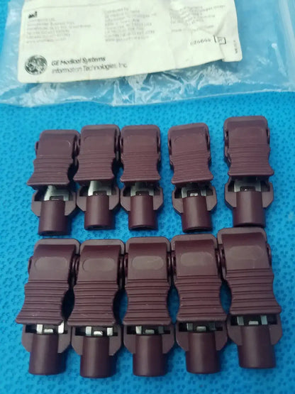GE Medical Systems 9490-214 ECG Clamp Electrode Adapter Set - Pack of 10 ECG Clamp Electrode Adapter Set, second-hand product photo 5