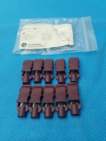 GE Medical Systems 9490-214 ECG Clamp Electrode Adapter Set - Pack of 10 ECG Clamp Electrode Adapter Set, second-hand product photo 1