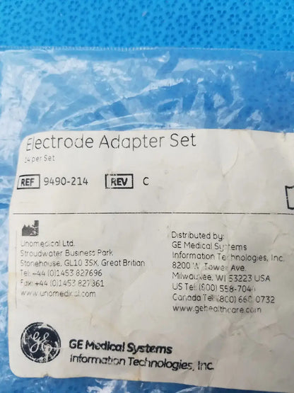 GE Medical Systems 9490-214 ECG Clamp Electrode Adapter Set - Pack of 10 ECG Clamp Electrode Adapter Set, second-hand product photo 3