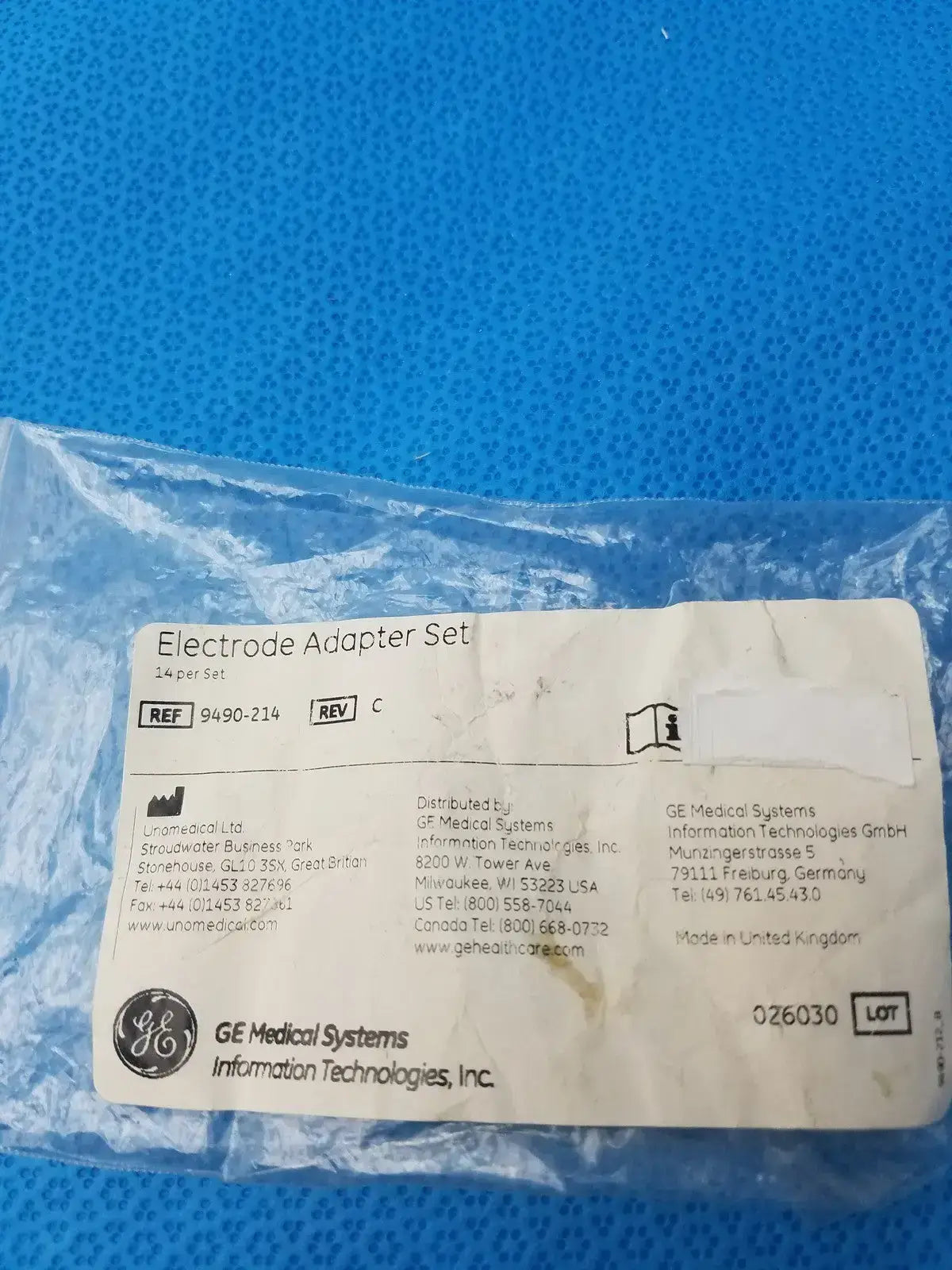 GE Medical Systems 9490-214 Electrode Adapter Set - Pack of 4 Electrode Adapter Set, second-hand product photo 5
