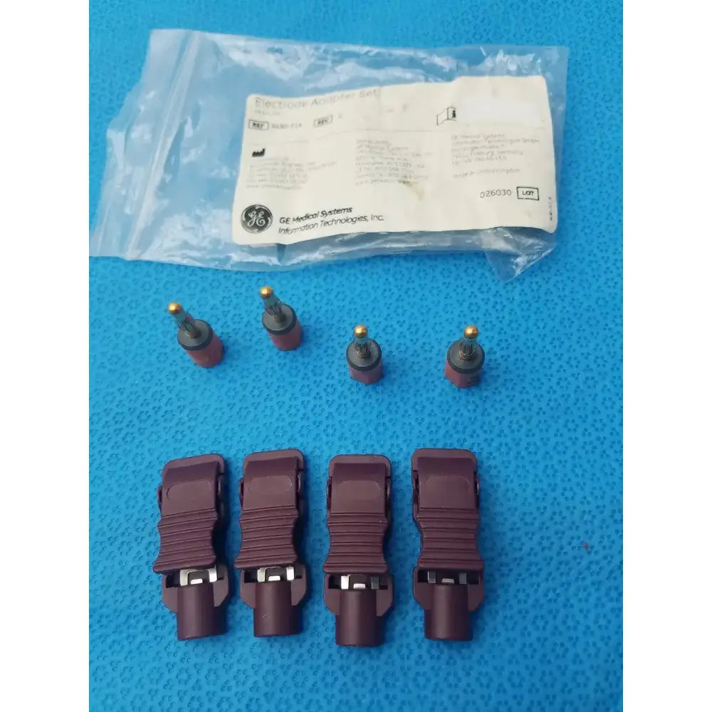 GE Medical Systems 9490-214 Electrode Adapter Set - Pack of 4 Electrode Adapter Set, second-hand product photo 4