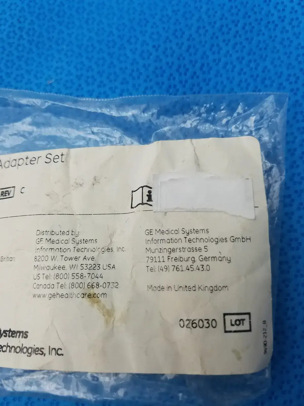 GE Medical Systems 9490-214 Electrode Adapter Set - Pack of 4 Electrode Adapter Set, second-hand product photo 7