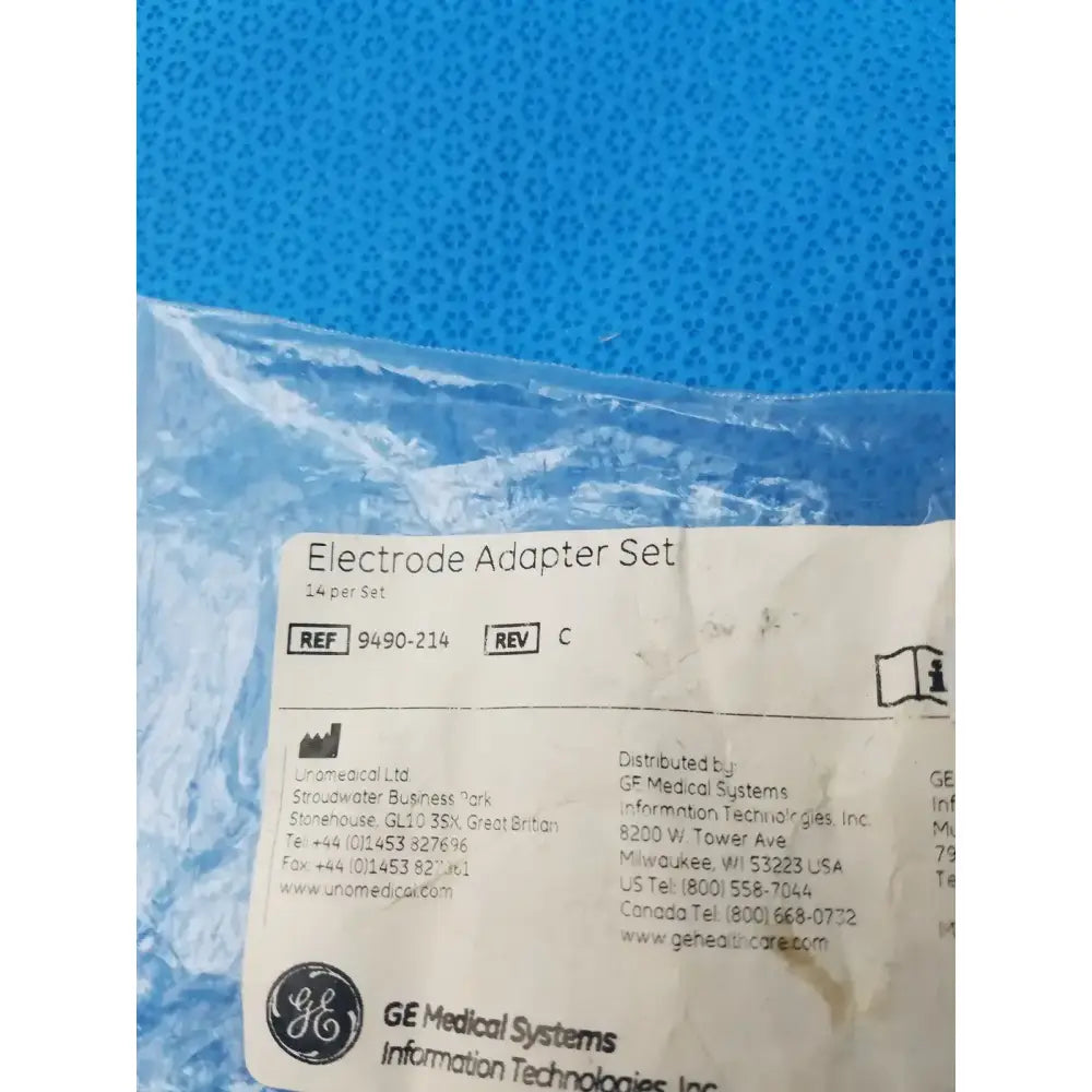 GE Medical Systems 9490-214 Electrode Adapter Set - Pack of 4 Electrode Adapter Set, second-hand product photo 6