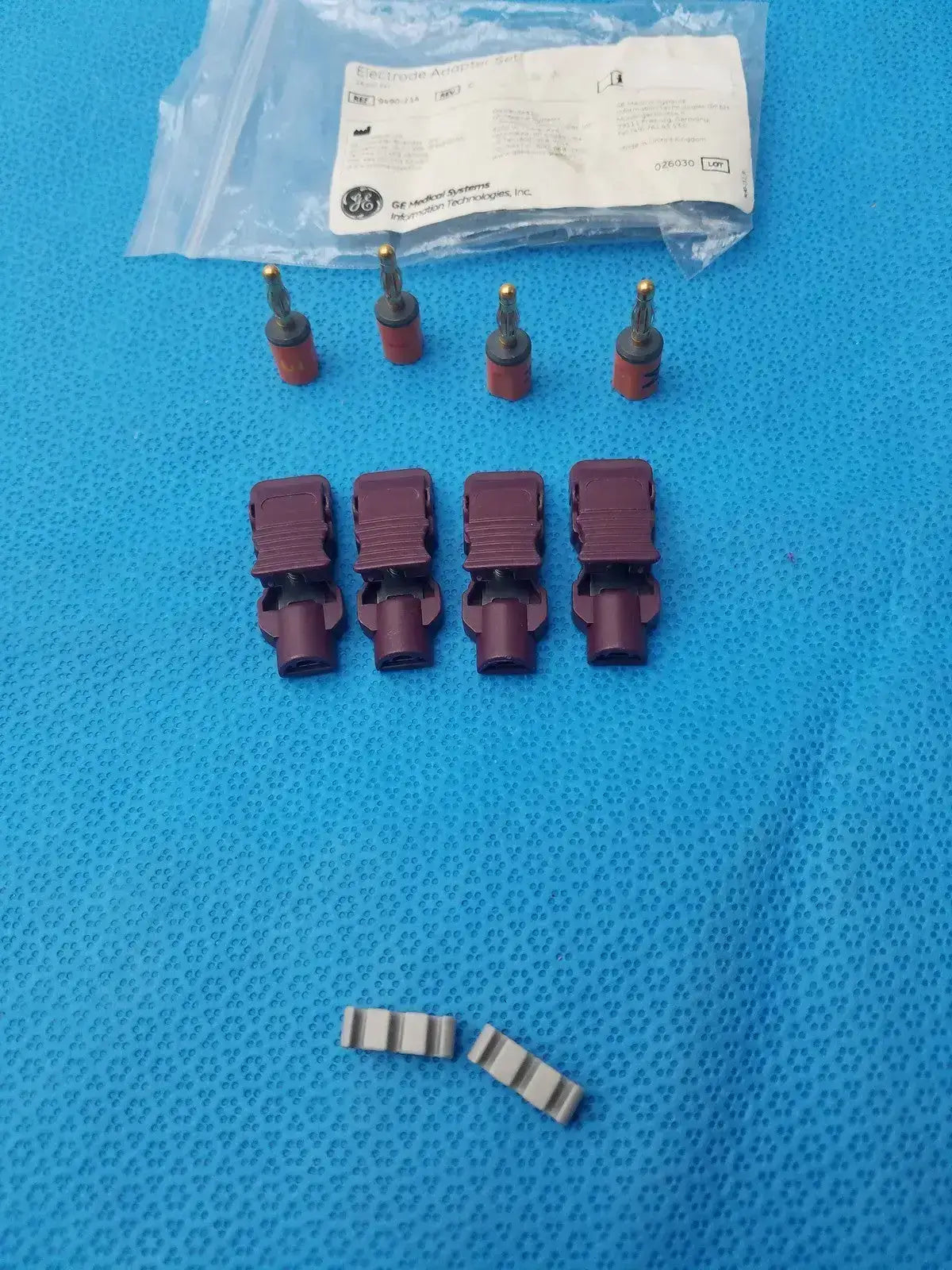 GE Medical Systems 9490-214 Electrode Adapter Set - Pack of 4 Electrode Adapter Set, second-hand product photo 2