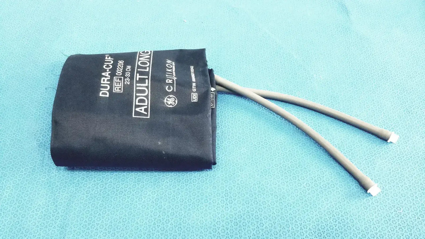 GE Medical Systems Adult Long Critikon Blood Pressure Cuff 23–33 cm – 002206 Blood Pressure Cuff, second-hand product photo 5