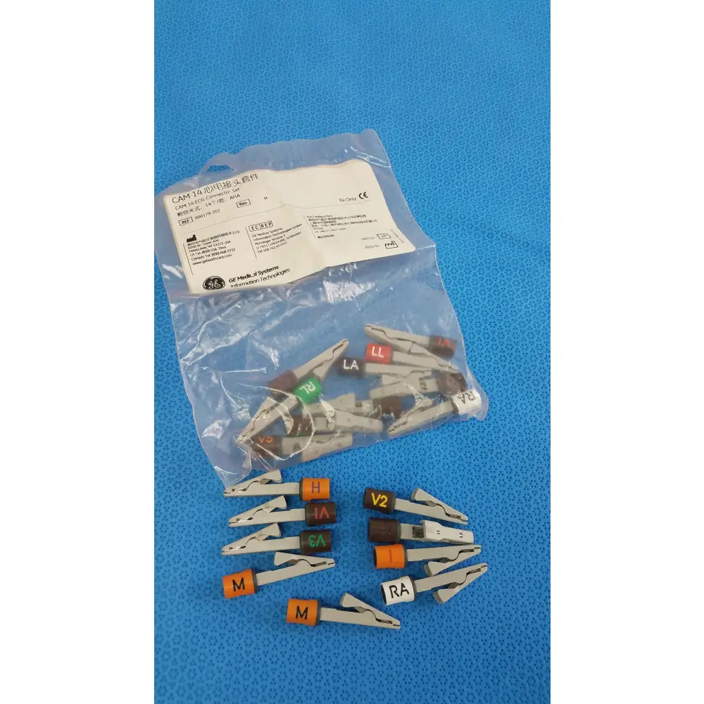 GE Medical Systems CAM 14 ECG Connector Set Ref 900179-202 - ECG Connector Set