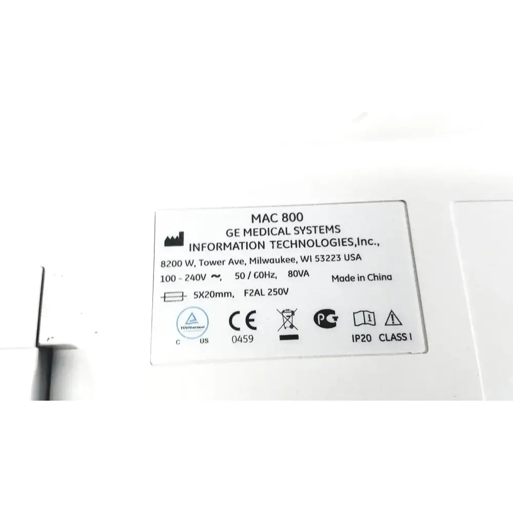 GE Medical Systems MAC 800 ECG Machine ECG Machine, second-hand product photo 16