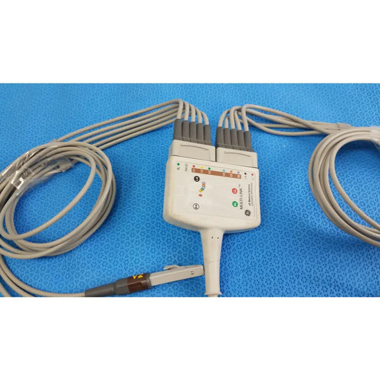 GE Medical Systems Multi-Link 10 Lead ECG Patient Cable & Leadwires - ECG Patient Cable and Leadwires