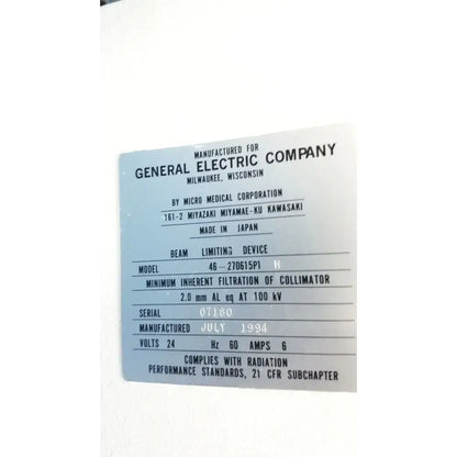 GE Mobile Portable XRY Machine 46-270615P1/46-125686G8 Mobile X-Ray Machine, as-is (for parts) product photo 5