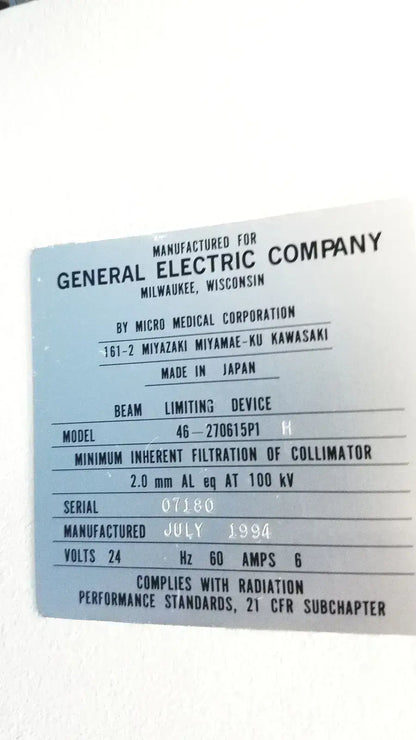 GE Mobile Portable XRY Machine 46-270615P1/46-125686G8 Mobile X-Ray Machine, as-is (for parts) product photo 5