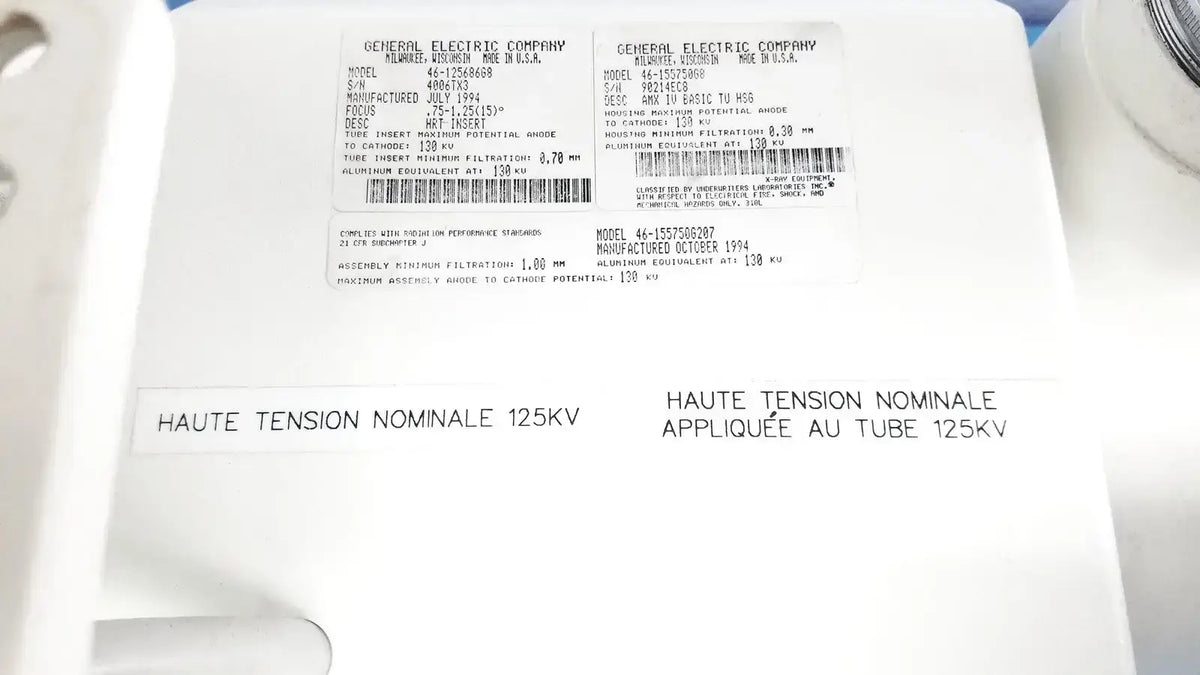 GE Mobile Portable XRY Machine 46-270615P1/46-125686G8 Mobile X-Ray Machine, as-is (for parts) product photo 7