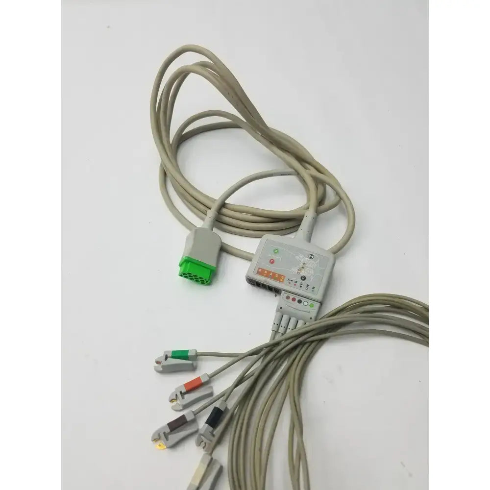 GE Multi-link 10 Lead ECG Cable REF: 2017006-001 With 5 Leads ECG Cable, second-hand product photo 5