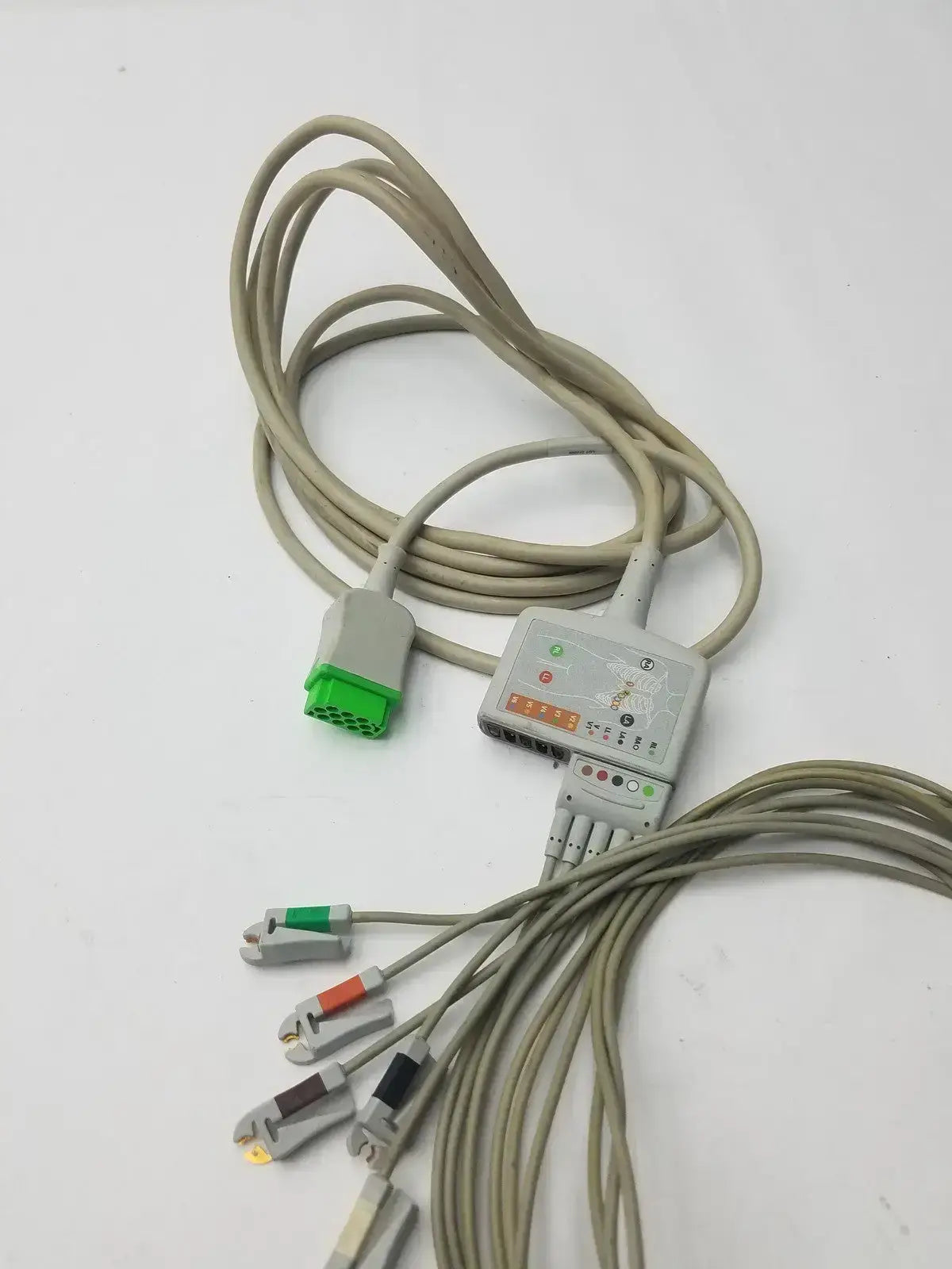 GE Multi-link 10 Lead ECG Cable REF: 2017006-001 With 5 Leads ECG Cable, second-hand product photo 5