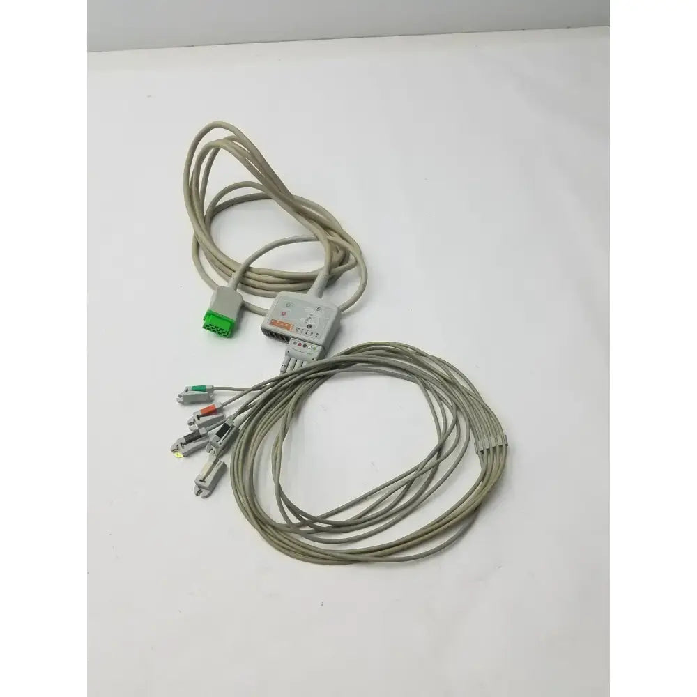 GE Multi-link 10 Lead ECG Cable REF: 2017006-001 With 5 Leads ECG Cable, second-hand product photo 7