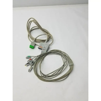 GE Multi-link 10 Lead ECG Cable REF: 2017006-001 With 5 Leads ECG Cable, second-hand product photo 7