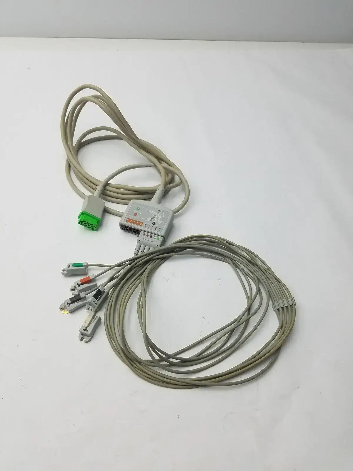 GE Multi-link 10 Lead ECG Cable REF: 2017006-001 With 5 Leads ECG Cable, second-hand product photo 1