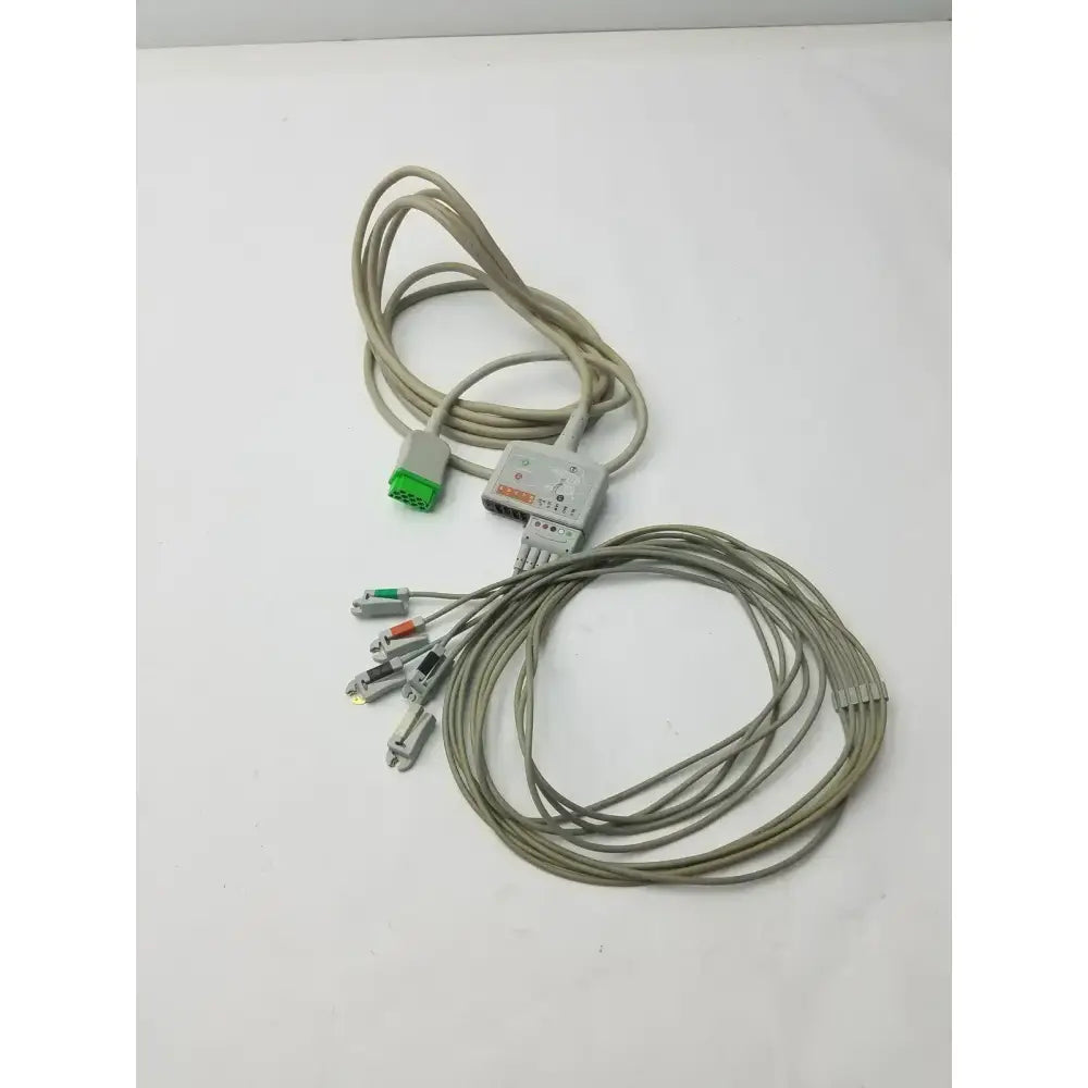 GE Multi-link 10 Lead ECG Cable REF: 2017006-001 With 5 Leads ECG Cable, second-hand product photo 6