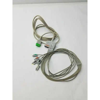 GE Multi-link 10 Lead ECG Cable REF: 2017006-001 With 5 Leads ECG Cable, second-hand product photo 6